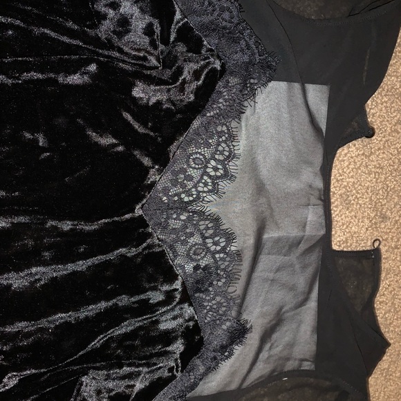 Lane Bryant Velvet tank - Picture 3 of 4